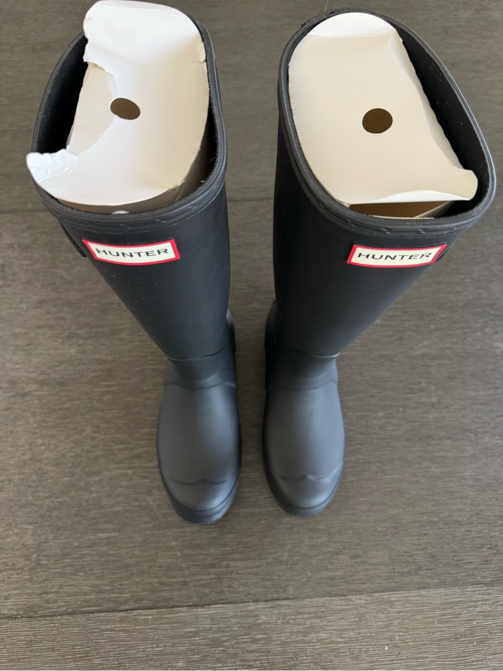 HUNTER Original Back Adjustable Tall Rain Boot - Women's size 6 - Picture 9 of 13